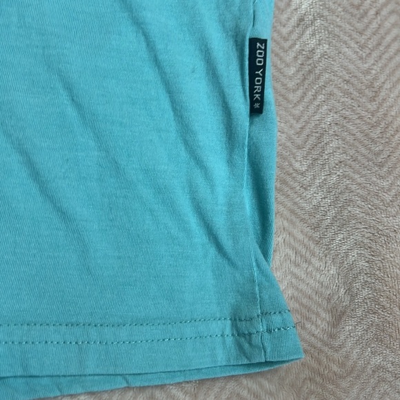 Zoo York XL youth tee shirt teal blue - Picture 3 of 3